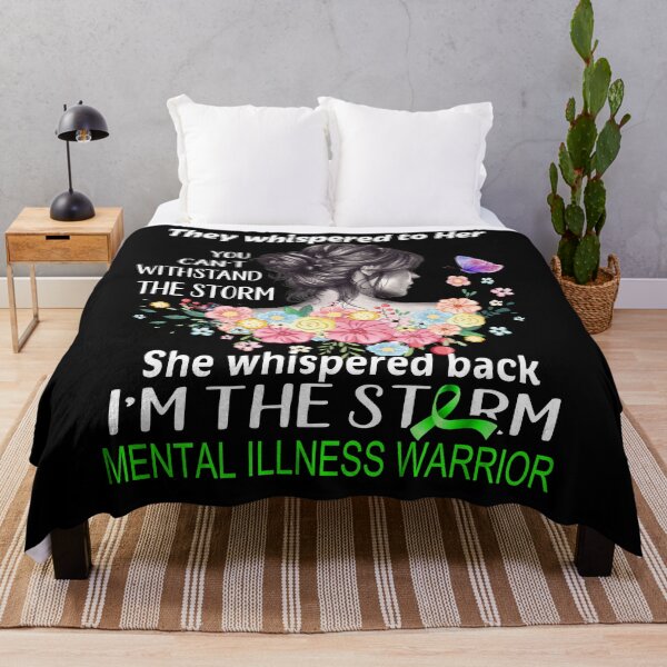 Item preview, Mental Illness Warrior I'm The Storm Mental Illness Awareness designed and sold by Hatjar.
