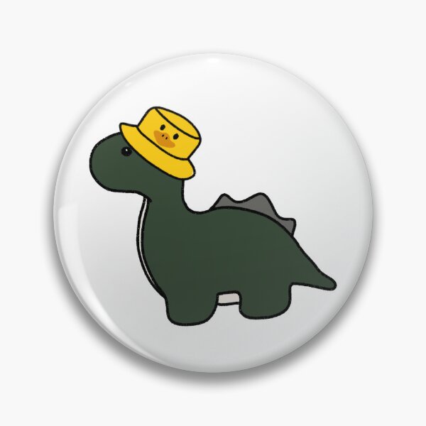 Item preview, Dinosaur in a Duck Bucket Hat designed and sold by beckahbrooks.