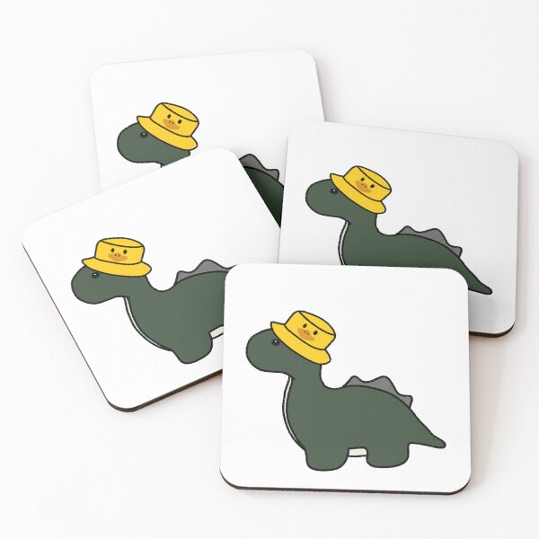 Item preview, Dinosaur in a Duck Bucket Hat designed and sold by beckahbrooks.
