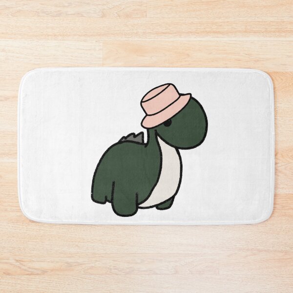 Item preview, Dinosaur in a Pink Bucket Hat designed and sold by beckahbrooks.
