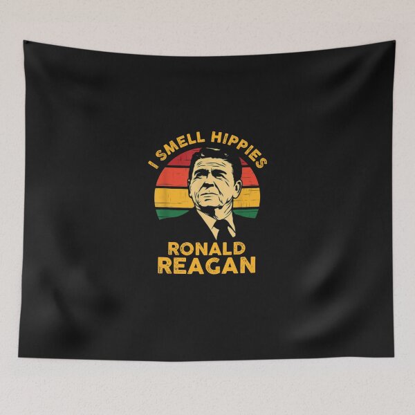 Item preview, RONALD REAGAN - I SMELL HIPPIES E designed and sold by bellerpatt.
