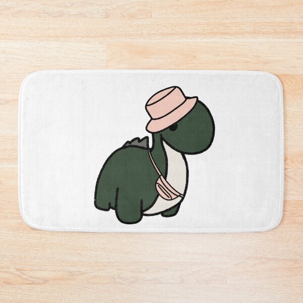 Item preview, Dinosaur in a Pink Bucket Hat designed and sold by beckahbrooks.