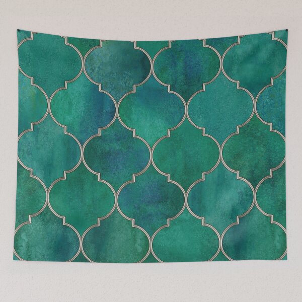 Item preview, Moroccan Trellis, Moroccan Quatrefoil, Moroccan Style Pattern Design designed and sold by antevasinart.