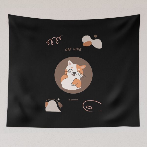 Item preview, Cat life is perfect  designed and sold by Markkobayastore.