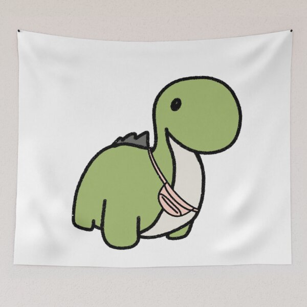 Item preview, Dinosaur in a Pink Fanny Pack designed and sold by beckahbrooks.