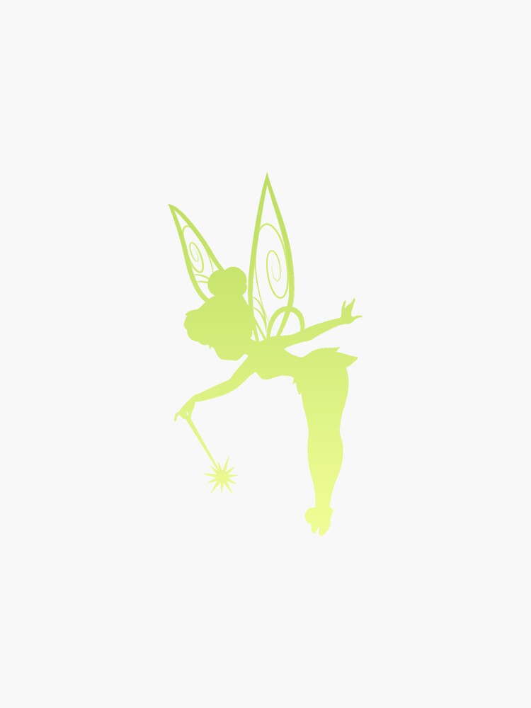 Fairy Art Decor, Pixie Dust Star Wand Wall Decal, Tinkerbell Fairy