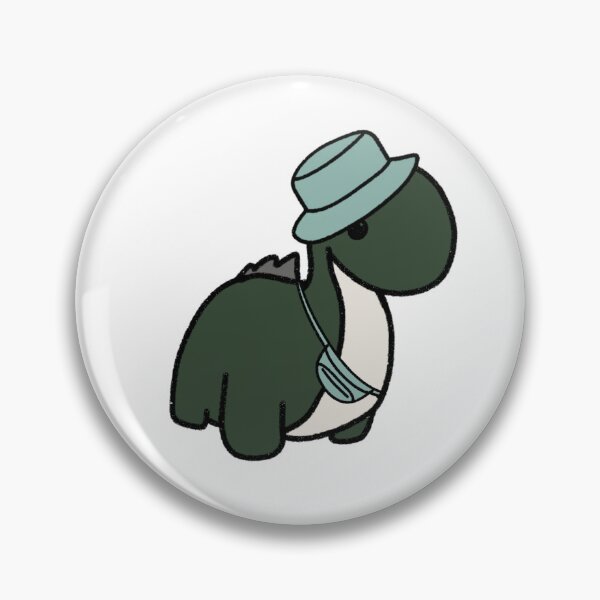 Item preview, Dinosaur in a Blue Bucket Hat designed and sold by beckahbrooks.