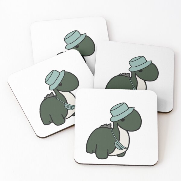 Item preview, Dinosaur in a Blue Bucket Hat designed and sold by beckahbrooks.