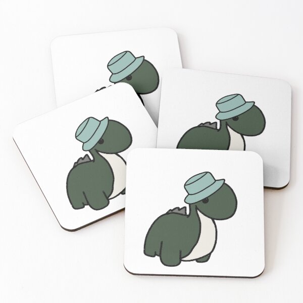 Item preview, Dinosaur in a Blue Bucket Hat designed and sold by beckahbrooks.