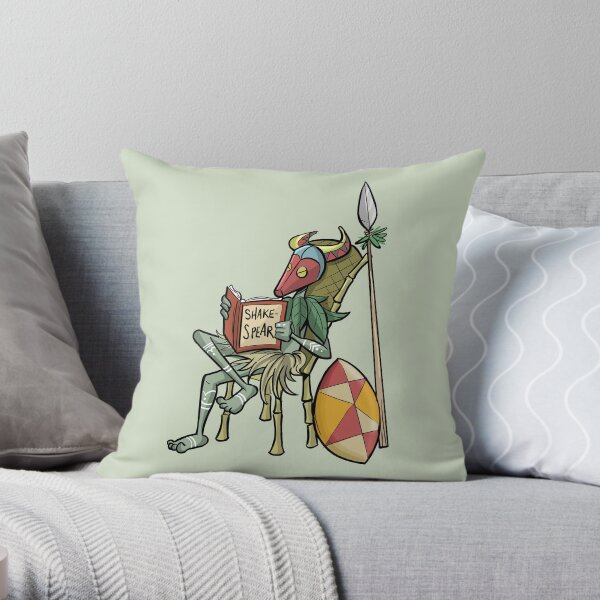 Shake Spear (by Richard Wallace) Throw Pillow
