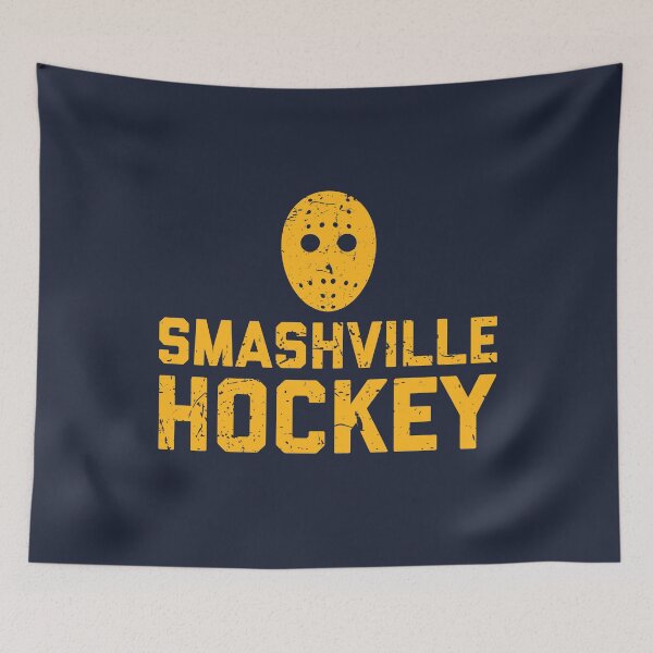 Item preview, Smashville Hockey Old Style with Mask Shirt designed and sold by threadsmonkey.
