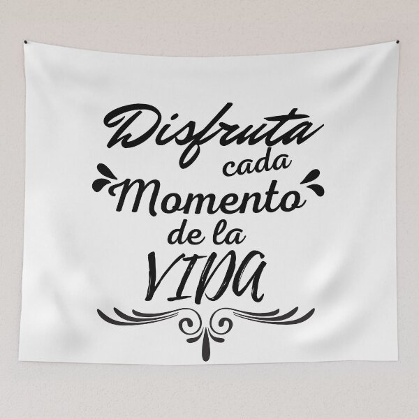 Item preview, Spanish phrases. enjoy every moment of life designed and sold by CreacionsMeraki.