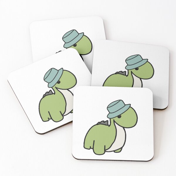 Item preview, Dinosaur in a Blue Bucket Hat designed and sold by beckahbrooks.