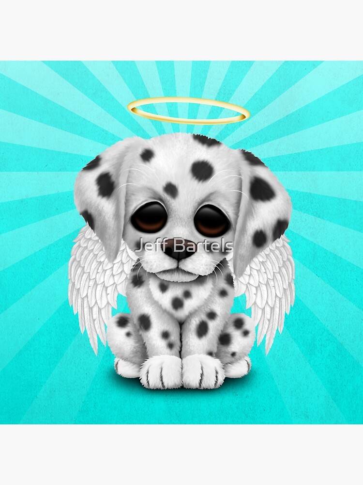 Impression Rigide Ange Chiot Mignon Bebe Dalmatien Par Jeffbartels Redbubble