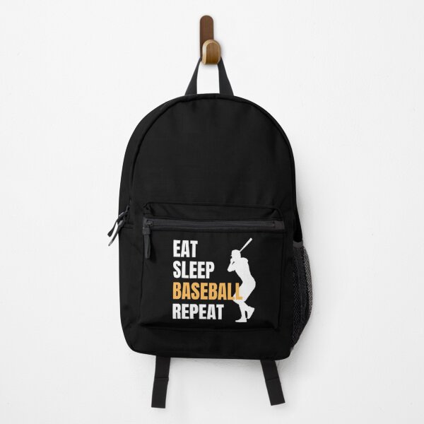 Item preview, Eat Sleep Baseball Repeat - White Yellow 3 designed and sold by GymWearDepot.