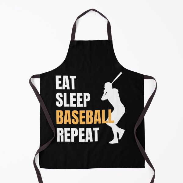 Item preview, Eat Sleep Baseball Repeat - White Yellow 3 designed and sold by GymWearDepot.