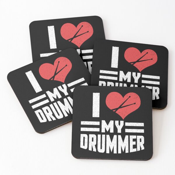 Item preview, I Love My Drummer Drummer Music Gift Pullover Hoodie designed and sold by allysonhat.