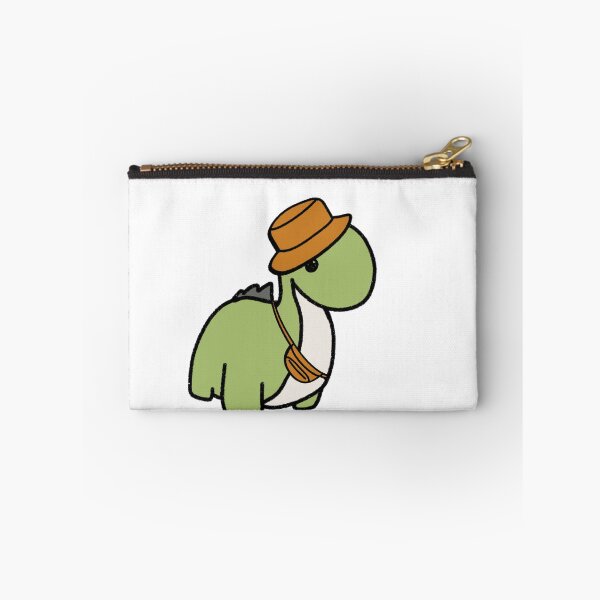 Item preview, Dinosaur in an Orange Bucket Hat designed and sold by beckahbrooks.
