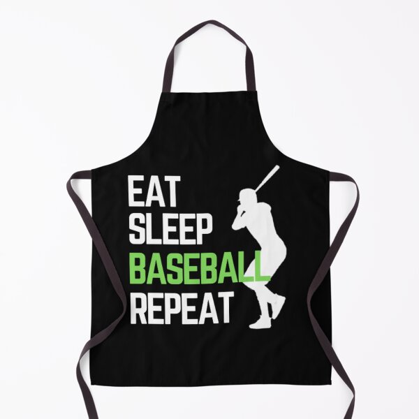 Item preview, Eat Sleep Baseball Repeat - White Green 4 designed and sold by GymWearDepot.