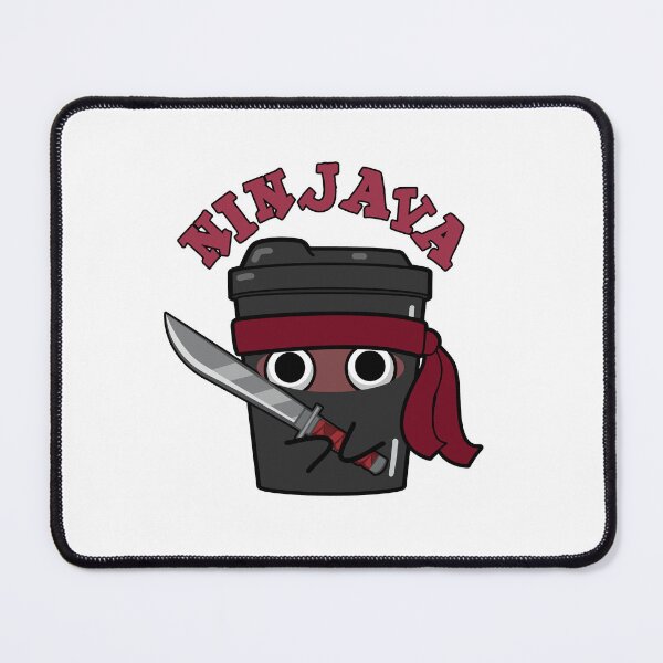 Item preview, Ninjava Ninja Java Funny Coffee Puns designed and sold by punnybone.