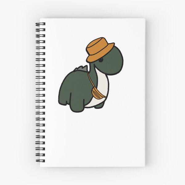Item preview, Dinosaur in an Orange Bucket Hat designed and sold by beckahbrooks.