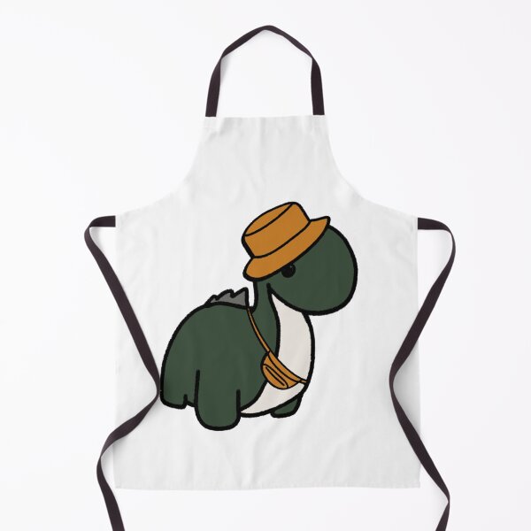 Item preview, Dinosaur in an Orange Bucket Hat designed and sold by beckahbrooks.