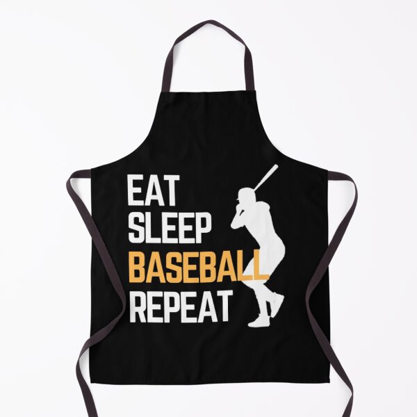 Item preview, Eat Sleep Baseball Repeat - White Yellow 4 designed and sold by GymWearDepot.