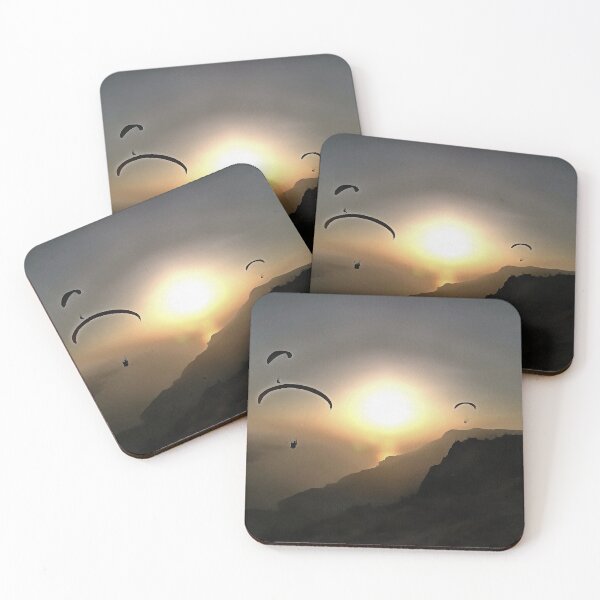 Item preview, Paragliders Flying Wanderlust Extreme Sports Art designed and sold by taiche.