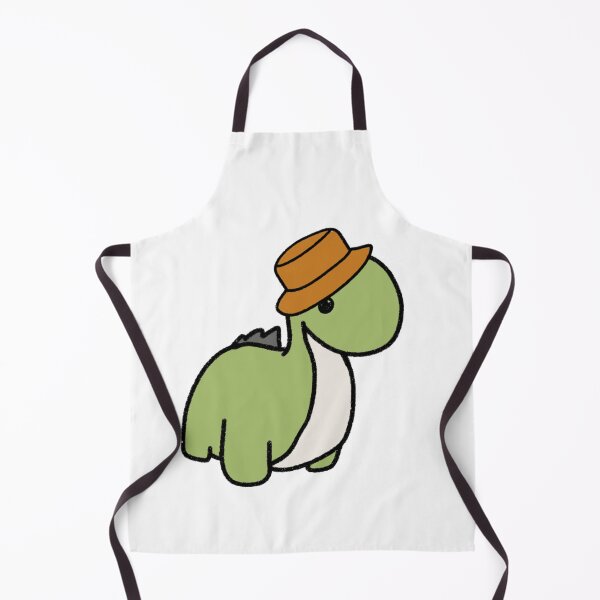Item preview, Dinosaur in an Orange Bucket Hat designed and sold by beckahbrooks.