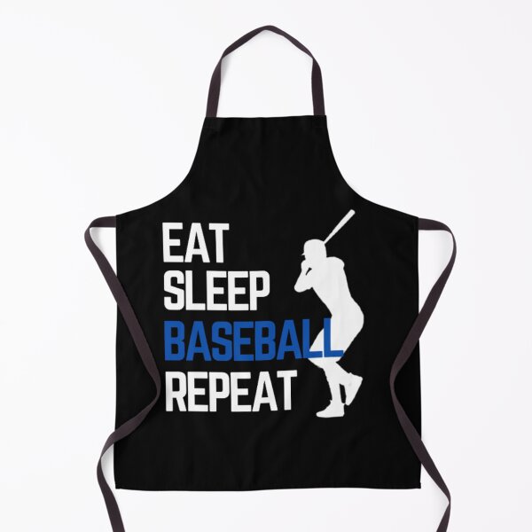 Item preview, Eat Sleep Baseball Repeat - White Blue 4 designed and sold by GymWearDepot.