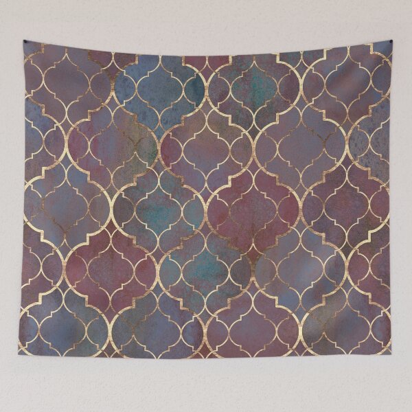 Item preview, Moroccan Trellis, Moroccan Quatrefoil, Moroccan Style Pattern Design designed and sold by antevasinart.