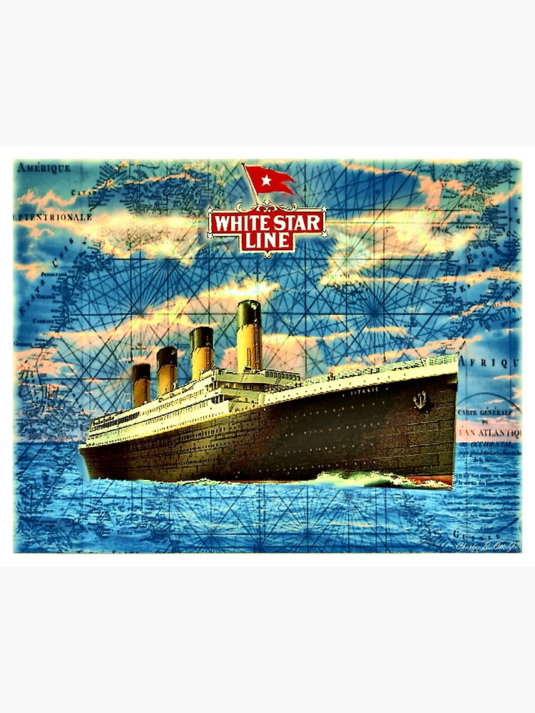 Rms Titanic Poster For Sale By Steelcityartist Redbubble