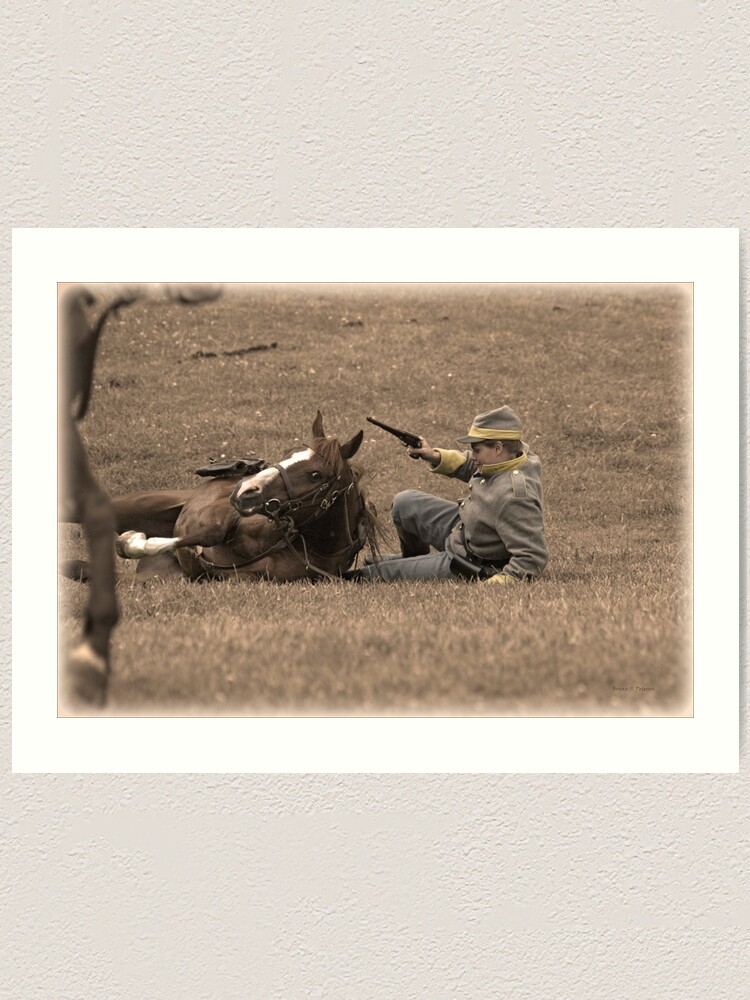 Thumbnail 1 of 3, Art Print, Fallen Rider designed and sold by Buzzimage.