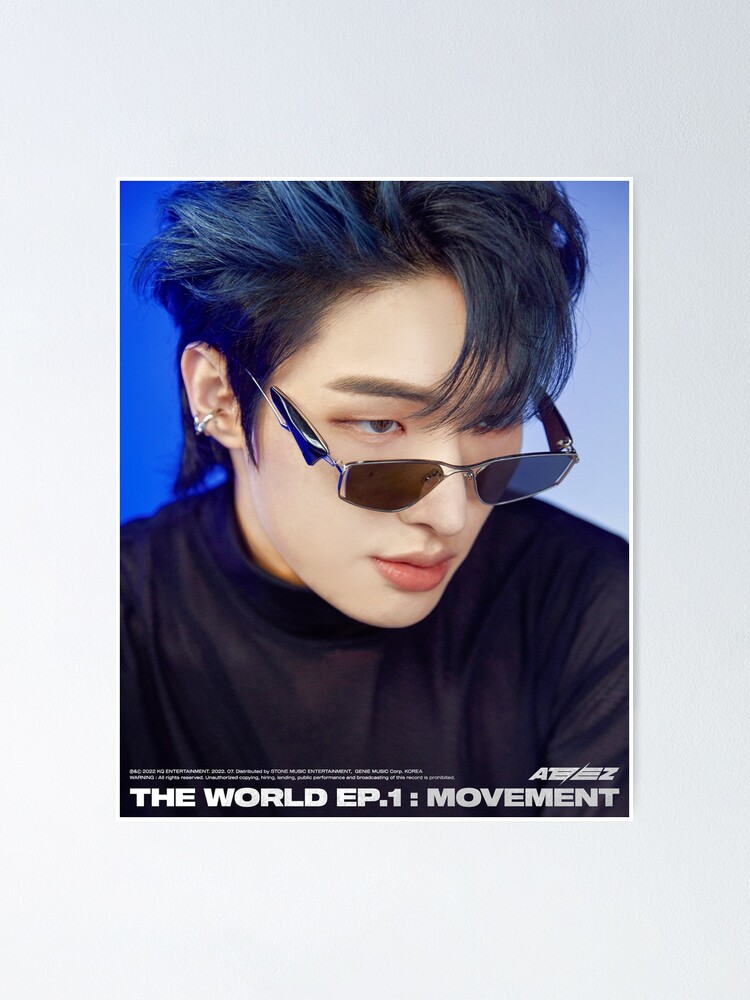 "ATEEZ MINGI "THE WORLD EP.1 : MOVEMENT GUERRILLA"" Poster for Sale by