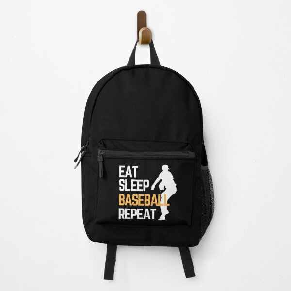 Item preview, Eat Sleep Baseball Repeat - White Yellow 5 designed and sold by GymWearDepot.