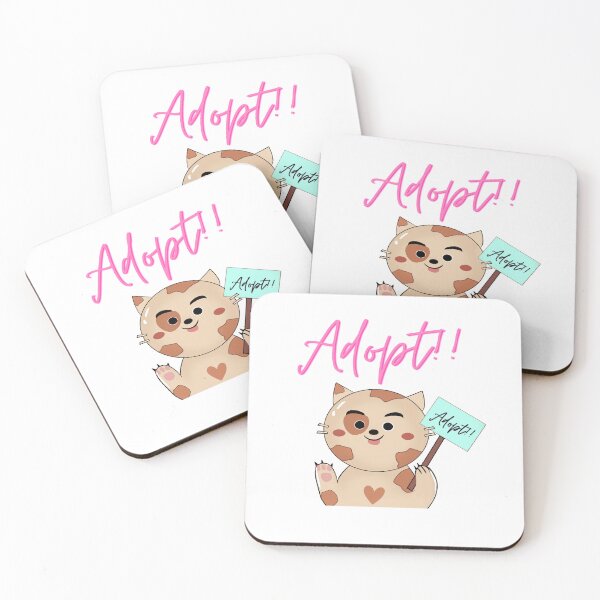 Item preview, Happy international cat day, adopt!  designed and sold by BeccaKenDesigns.