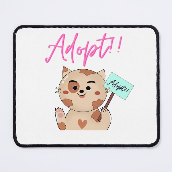 Item preview, Happy international cat day, adopt! designed and sold by BeccaKenDesigns.