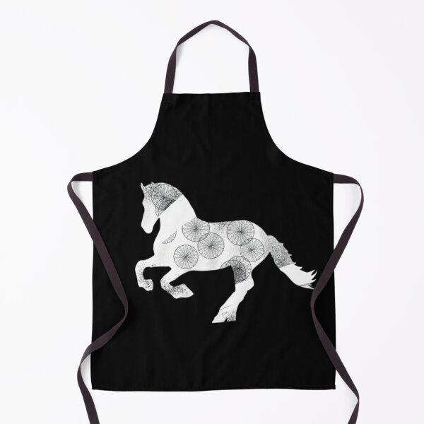 Item preview, black and white horse digital art designed and sold by buy-or-die.