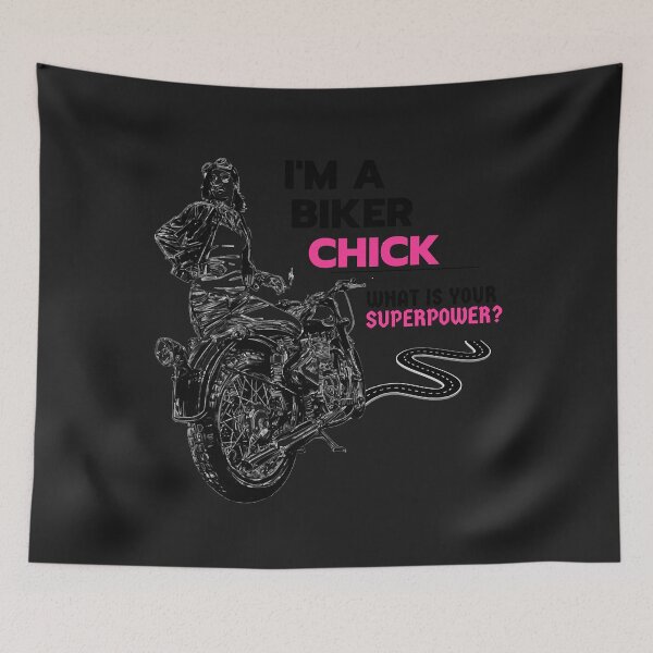 Item preview, I'm a biker chick what is your superpower designed and sold by TylerLane453.