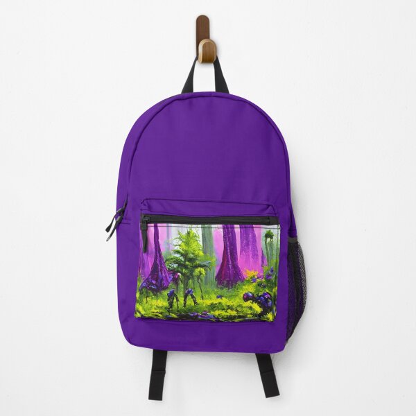 Item preview, Purple alien forest designed and sold by fizzribbit.