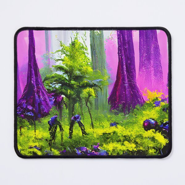Item preview, Purple alien forest  designed and sold by fizzribbit.
