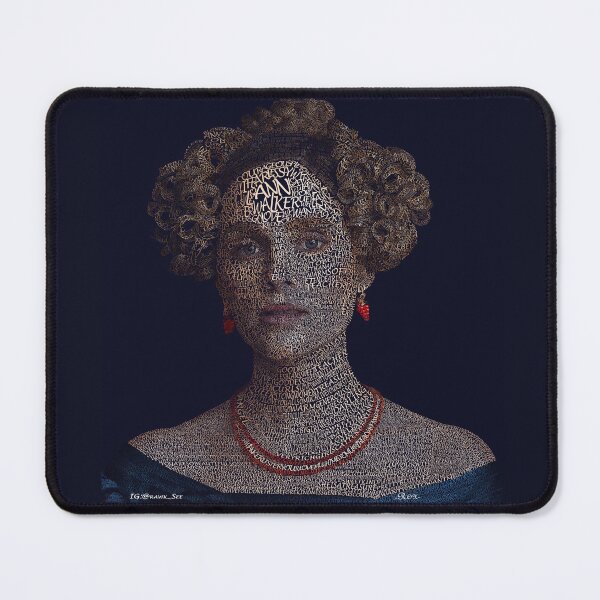 Item preview, Ann Walker Typography Portrait designed and sold by Gentleman-Roxie.