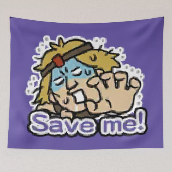 Item preview, Grimoire of Souls chat stamp - Simon - Save me! designed and sold by alurichter.