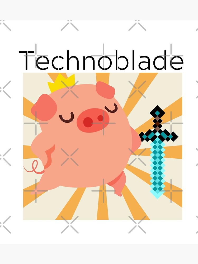 Technoblade Posters - Technoblade never dies Poster RB0206