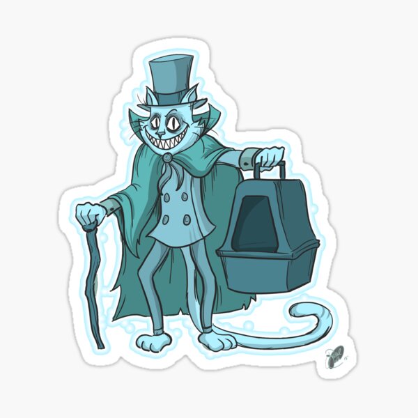 Catbox Ghost (by Richard Wallace) Sticker