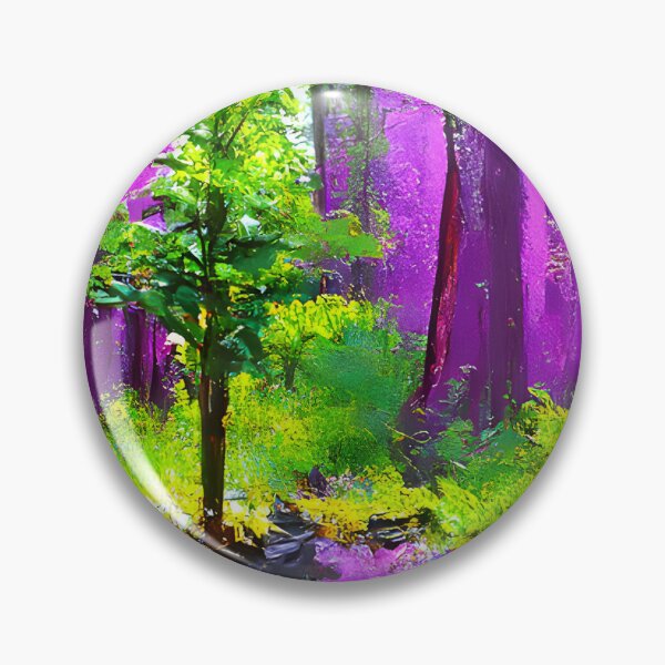 Item preview, Purple alien forest 2 designed and sold by fizzribbit.