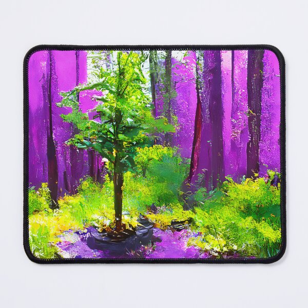 Item preview, Purple alien forest 2 designed and sold by fizzribbit.