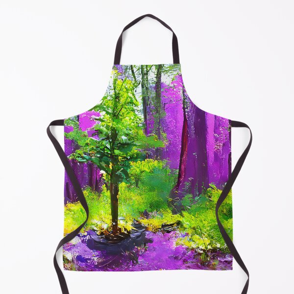 Item preview, Purple alien forest 2 designed and sold by fizzribbit.