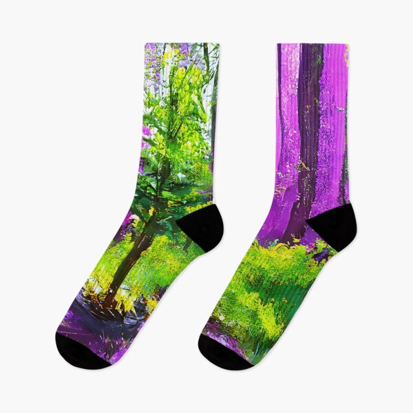 Item preview, Purple alien forest 2 designed and sold by fizzribbit.