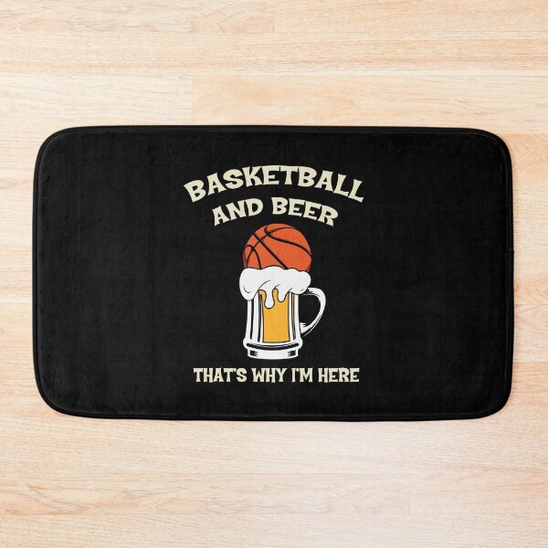 Item preview, Basketball and Beer Thats Why I am Here Play Basket Ball Player Classic Gift Premium Apparel Funny Holiday Xmas designed and sold by DesignByHeartUK.